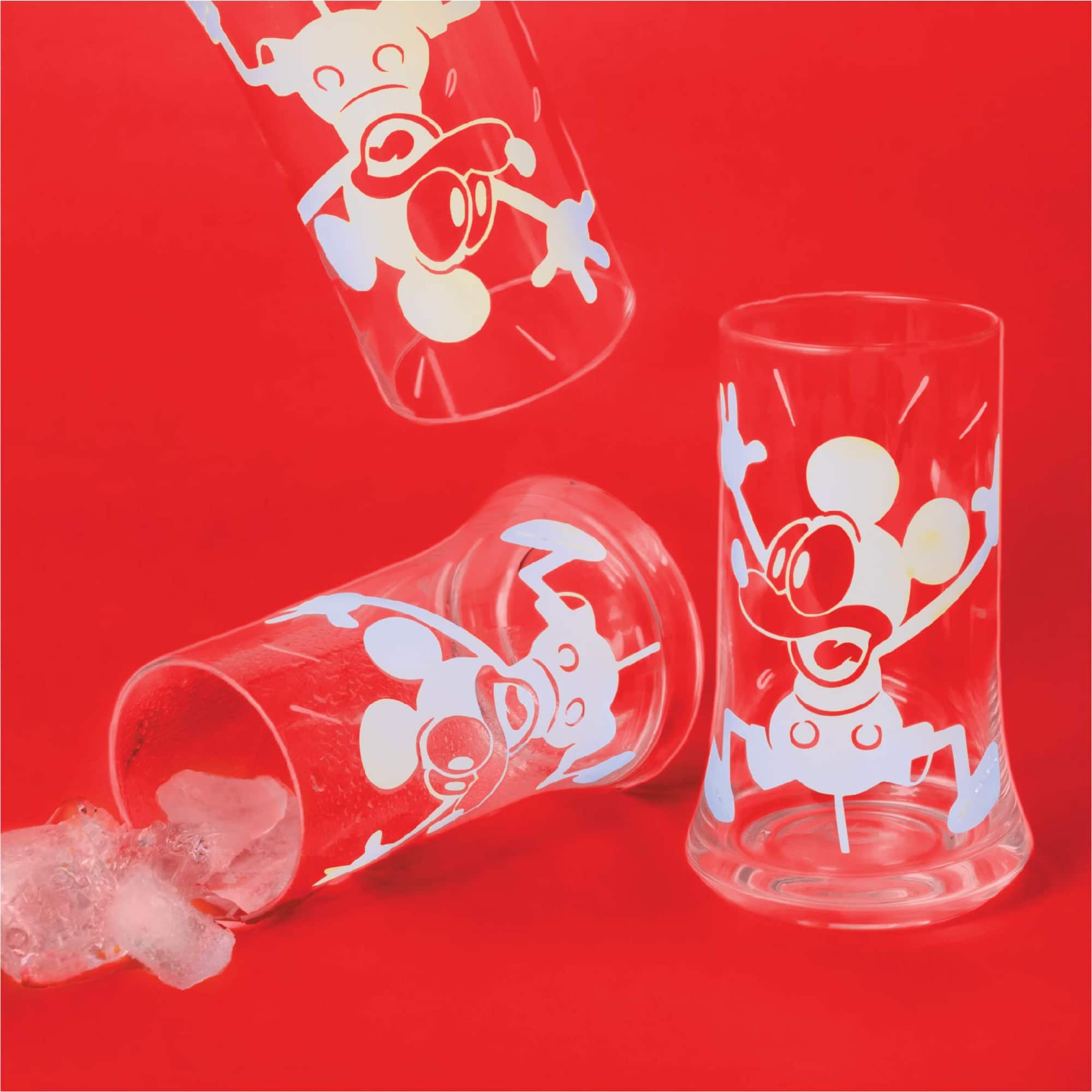 18.5oz. Disney® Mickey Mouse Yikes Highball Glasses, 4ct.